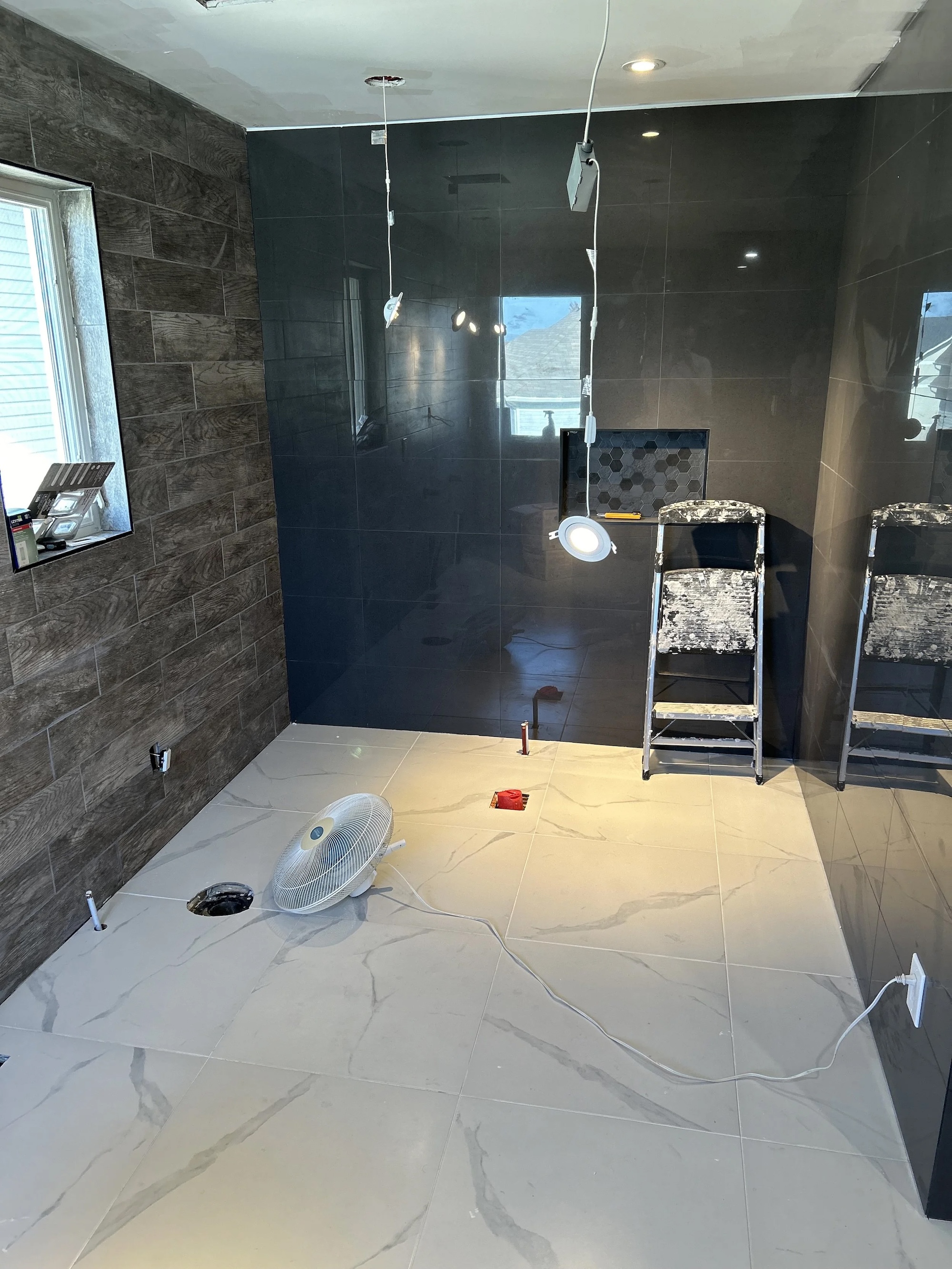 Modern Spa Bathroom — Complete Rebuild