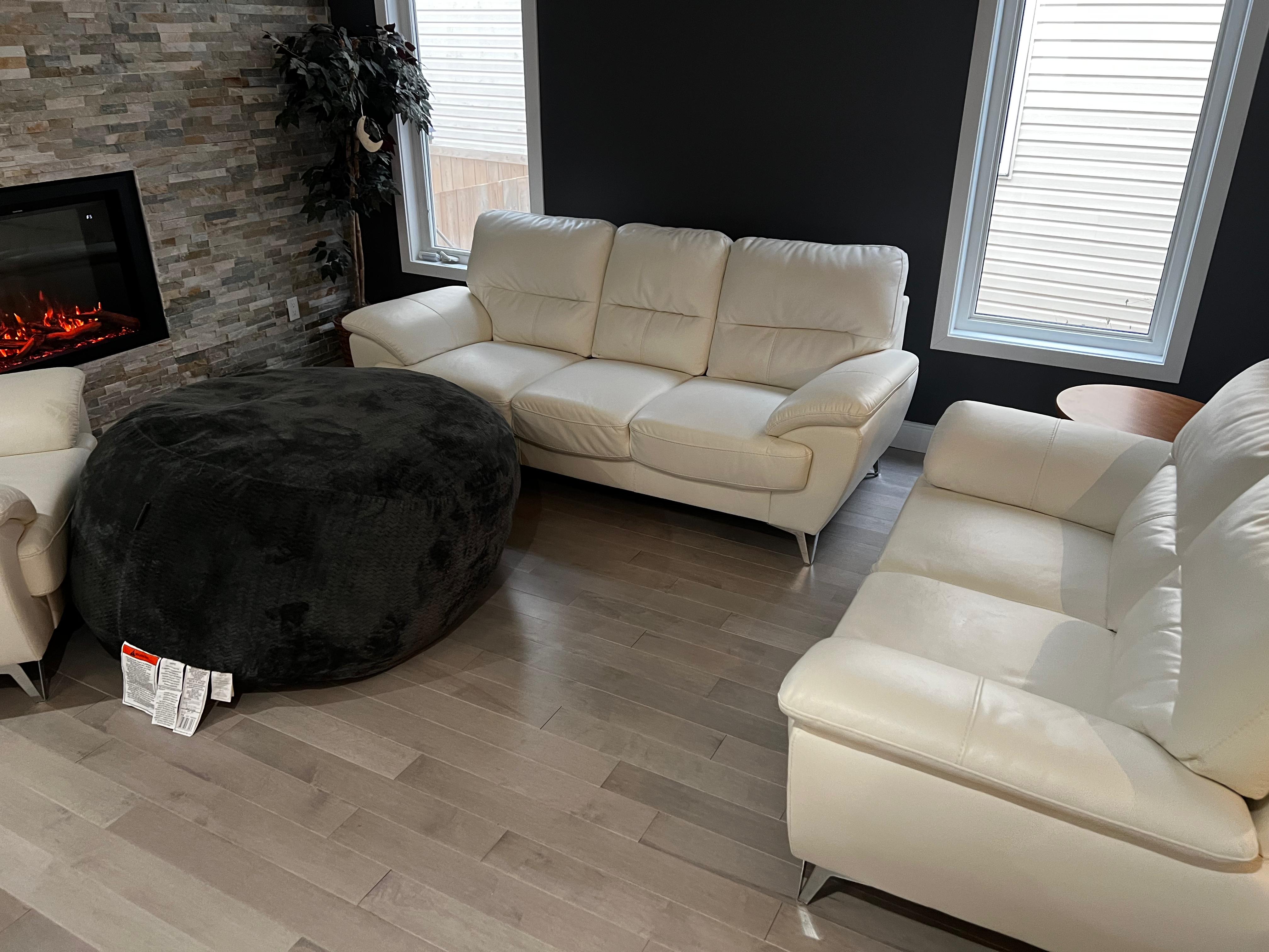 Stone Fireplace Feature & Living Area Update