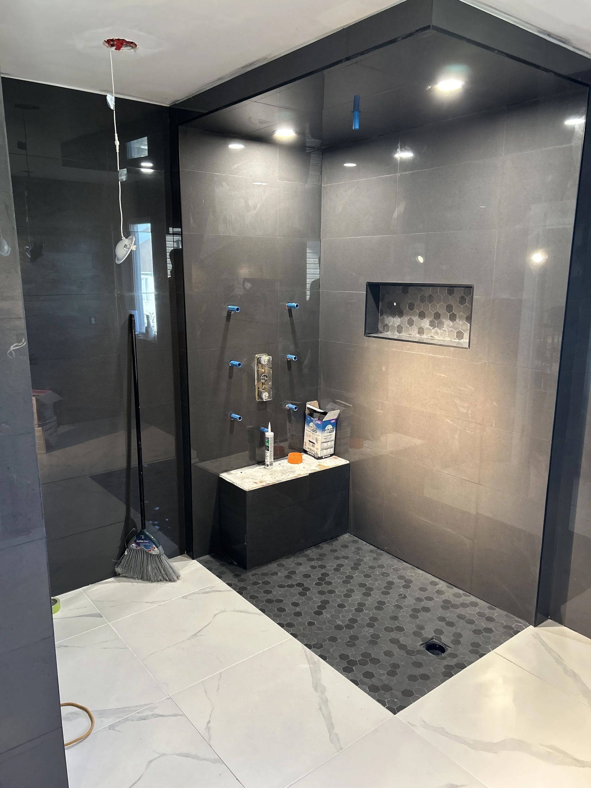 Modern Spa Bathroom — Complete Rebuild
