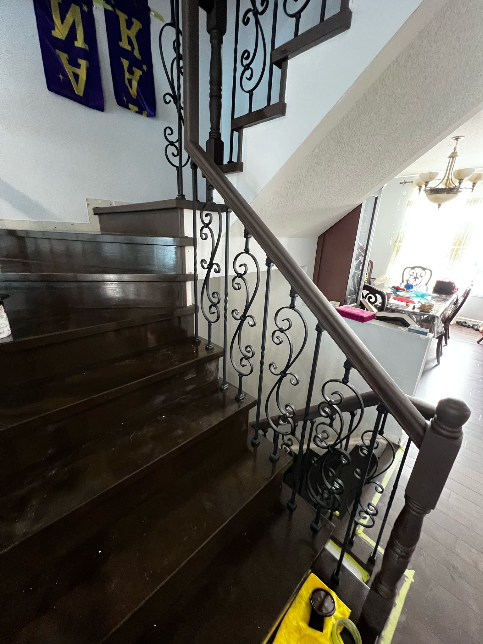Staircase Refinish & Railing Restoration