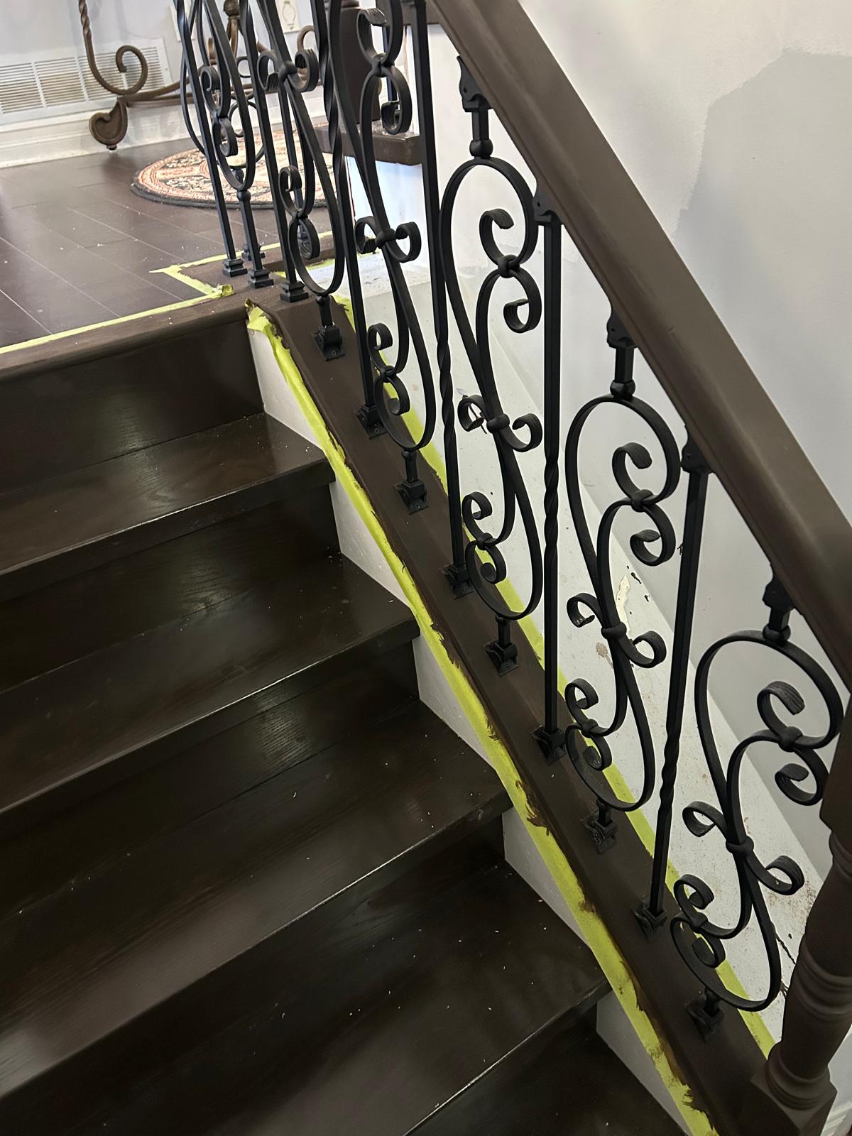 Staircase Refinish & Railing Restoration