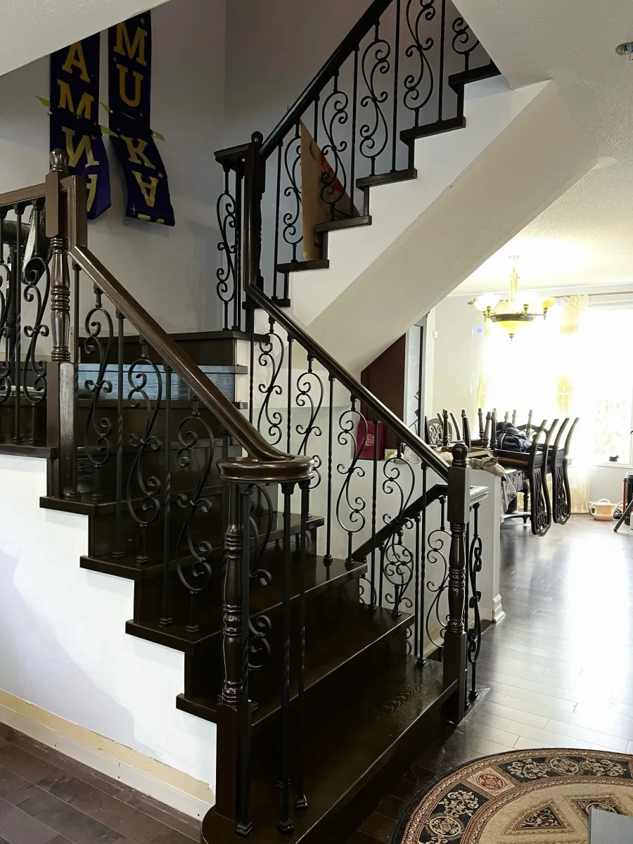 Staircase Refinish & Railing Restoration